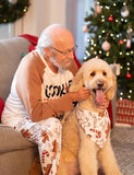 Christmas Family Matching Letter and Gingerbread Man Print Long-sleeve Pajamas Sets