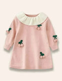Christmas Cherry Sweater Dress