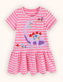 Dinosaur Embroidered Dress