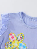 Floral Patchwork Applique Dress