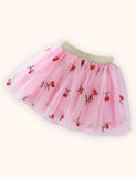 Valentine's Day Tulle Embroidered Skirt