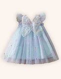 Butterfly Wings Flying Sleeves Tulle Princess Dress
