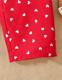 Valentine's Day Love Print Jumpsuit