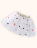 Valentine's Day Tulle Embroidered Skirt