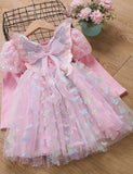 Butterfly Suspender Tulle Princess Dress