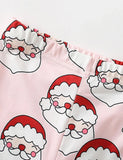 Santa Claus Applique Pajama Set