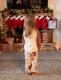 Christmas Family Matching Letter and Gingerbread Man Print Long-sleeve Pajamas Sets