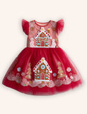 Tulle Gingerbread Christmas Tree Dress