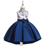 Tail Embroidered Bow Party Dress - Mini Taylor