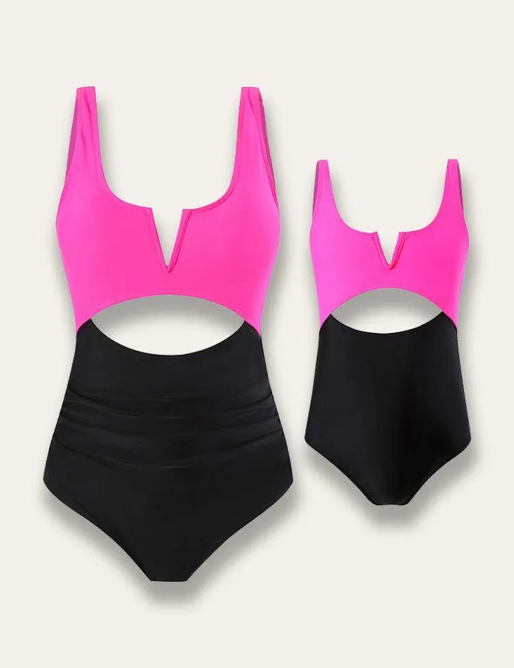 Color Block Family Matching Swim Suit - Mini Taylor