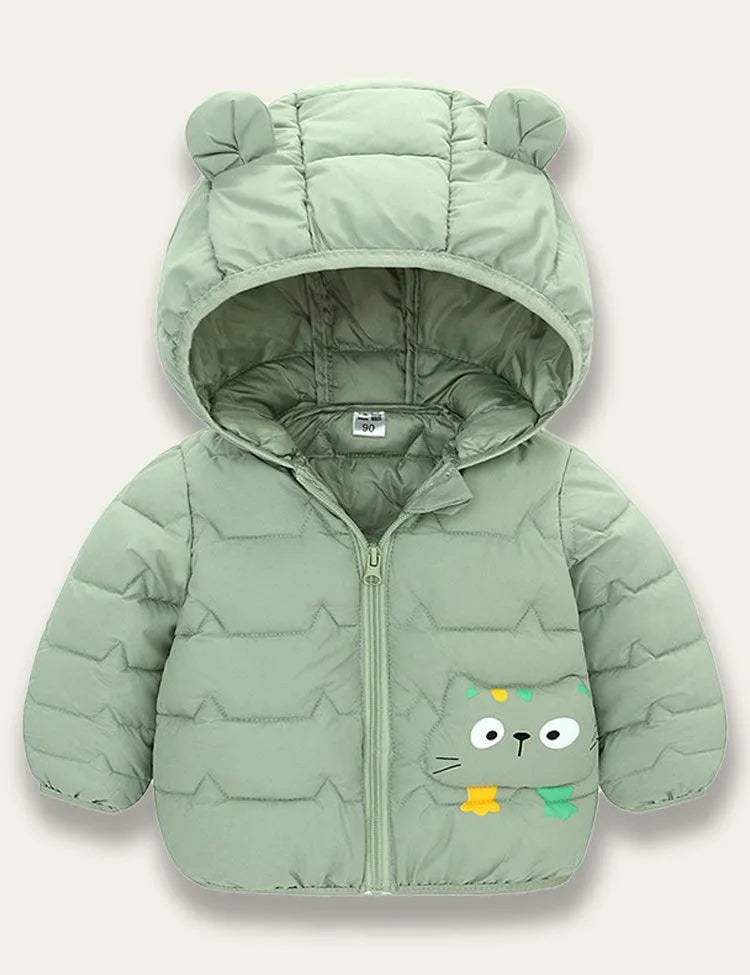 Cute Kitten Multi-color Cotton Coat - Mini Taylor