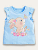 Easter Cute Bunny Print Top