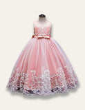 Elegant Princess Floral Tulle Party Dress - Mini Taylor
