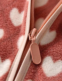 Heart Printing Polar Fleece Jacket - Mini Taylor