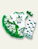 St. Patrick's Day Short Sleeve Romper