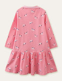 Unicorn Full Printed Long Sleeve Dress - Mini Taylor