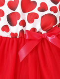 Valentine's Day Tulle Print Dress - Mini Taylor